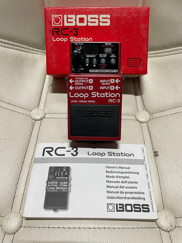 Pedal Boss Rc-3 Looper Station - Super Conservado - Na Caixa