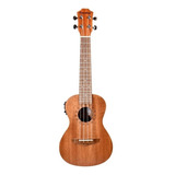 Copacabana Cpuk058 Ukulele Soprano Elec/acustico Mad Caoba Color Marrón