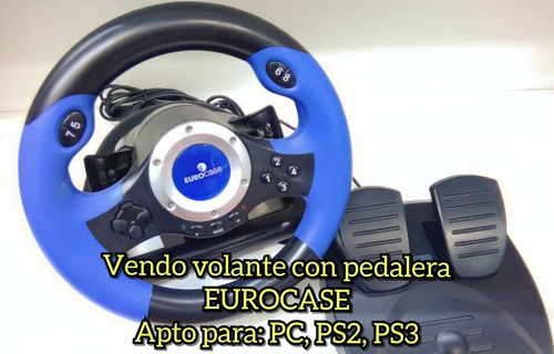 Volante Con Pedalera Eurocase