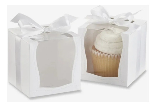 Cajitas Cajas 25 U. Fiestas Evento Regalos Cupcuke 9x9