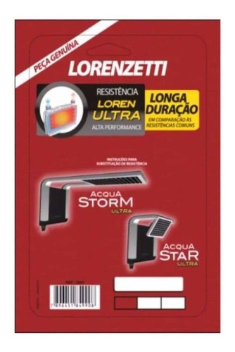 Resistência Lorenzetti Acqua Duo Ultra Storm Star 220v 7800w
