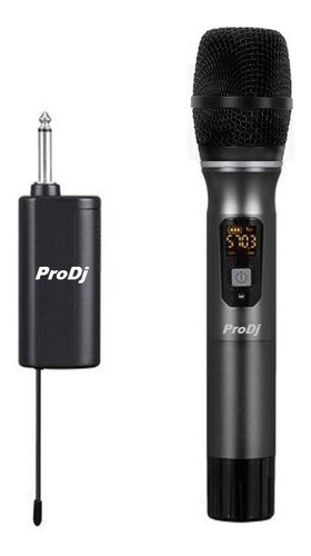 Microfono Usb Inalambrico Recargable Prodj M60 Karaoke Uhf