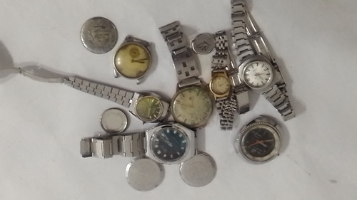 Lote De Relojes Pulsera Para Repuestos O Reparar B85  