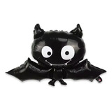 Balão Metalizado Morcego 72cm Halloween Festa Carnaval Cor Preto