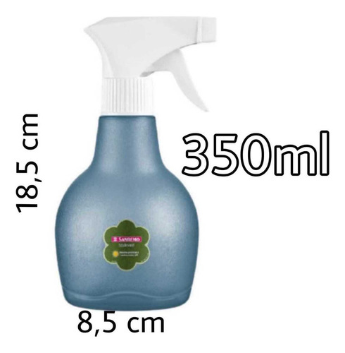 Pulverizador Borrifador De Plástico Casa Jardim 350ml Cores Cor Azul-claro