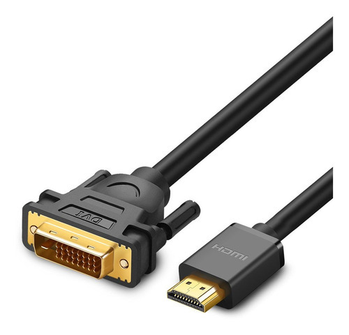 Cable Hdmi 2.0 Para Dvi Ugreen Macho, Resolución 1080p, 1 Metro