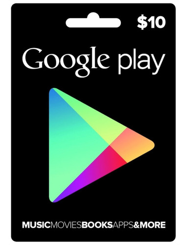 Tarjeta Google Play 10 Usd Original Entrega En Minutos