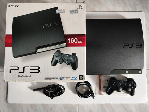 Sony Playstation Ps3 Slim 500gb En Su Caja Original + Juegos