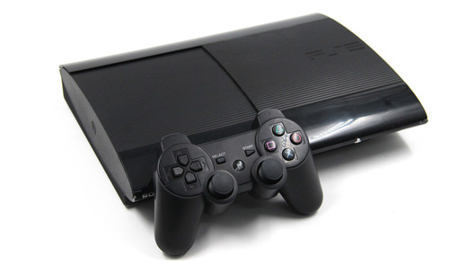 Sony Playstation 3 Super Slim 500gb Standard Charcoal Black