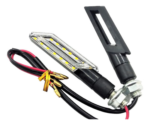 Juego Guiños Farol De Giro Moto Led Universales 125cc 150cc