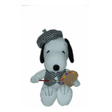 Peluche Peanuts. Snoopy Artista Con Chaleco