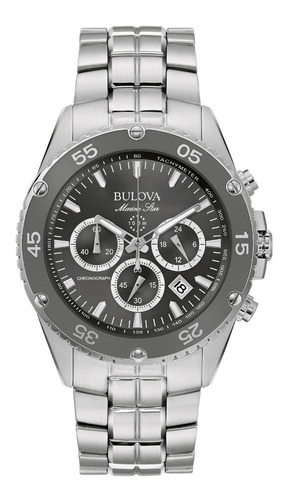 Reloj Bulova Marine Star Color Gris 98b401 E-watch