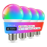 Orein Matter - Bombillas Inteligentes Con Wifi Fiable Con Ma