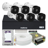 Kit 6 Cameras Seguranca Intelbras Vhd 1230 Full Hd 1t Purple