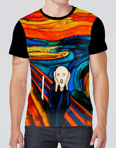 Camiseta Camisa Personalizada Pintor Eduard Munch 4
