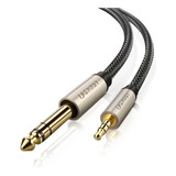 Cable De Audio Plug 3.5mm/plug 6.3 Estereo M/m 2m  Ugreen Av