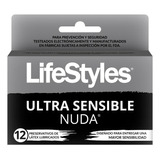 Lifestyles Ultra Sensible Lubr. 12 Unidades