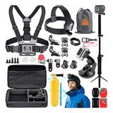 Kit Aventura P Gopro Hero 7 8 9 10 11 Completo Bastão 3 Way