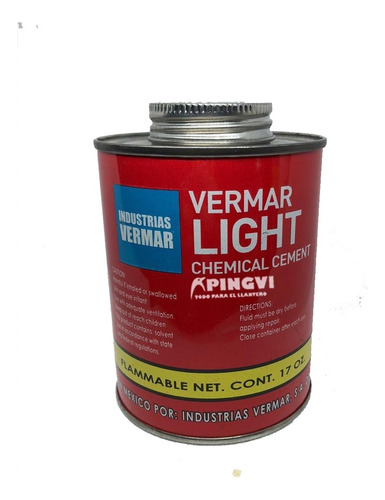 Cemento Quimico Azul Vermar Ligth 250 Ml