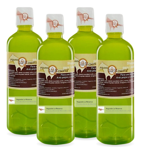 4 Shampoo Antipiojos Y Liendes Yeguada La Reserva Muy Eficaz