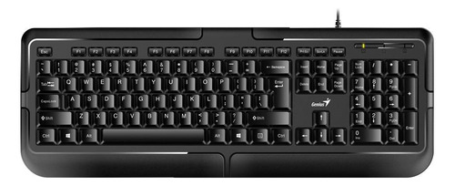 Teclado De Una Mano Genius Kb-118 Qwerty Español Color Negro