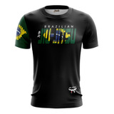 Camisa Manga Curta Jiu-jitsu Brazilian Brasil Bjj Full Print