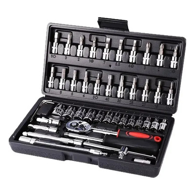 Autrucker Autocle Juego De Herramientas Mecanica Dados Acerokit46 Pzas Autrucker | MercadoLibre