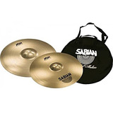 Set Sabian Xsr Fast Crash Bundle 16  Y 18  Con Funda