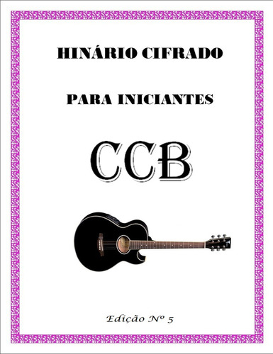 Hinário 5 Ccb Cifrado Violão Ccb Capa Borda Rosa