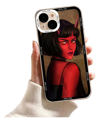 Funda De Teléfono Devil Woman Bad Girl Para iPhone 12, 13, 1