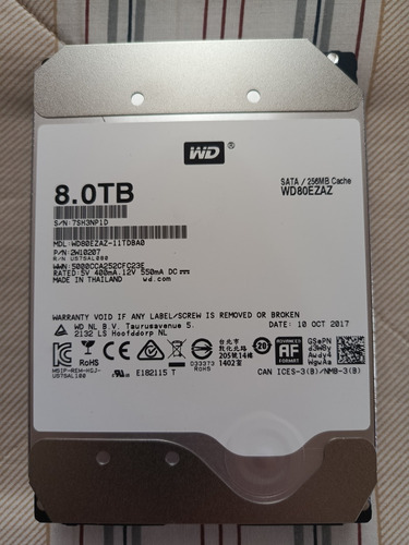 Discos Duros Hdd De 8 Tb 3.5 Internos