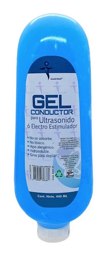 Gel Conductor Facial Y Corporal Cavitacion Ultrasonido 440ml