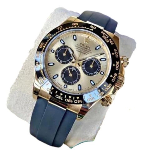 Relógio Masculino Rolex Daytona Borracha B.eta 3035 Completo