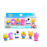 Juguete De Baño Pororo Character Para Niños, 6 Piezas