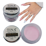 Polimero Polvo Acrílico Pink Tina 30gr Nails Esculpidas 