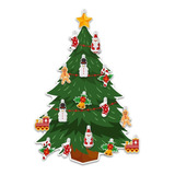 Decoração De Parede Árvore Natal Mágico Regina 1und