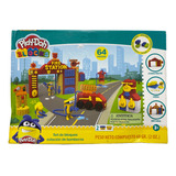 Play Doh Blocks Estacion De Bomberos 64 Pcs 