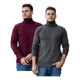 2 Blusas De Frio Masculina Pronta Entrega Com Gola Alta