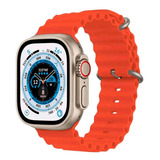 Reloj Inteligente Blulory Glifo Ultra Max De 49 Mm, Color Naranja