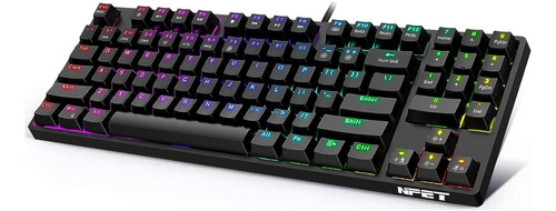 Teclado Mecanico Gamer Npet K80 | Al 80% Con Pad Numerico 