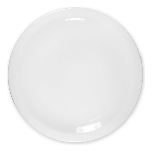 Set X 12 Plato Postre Porcelana Blanca Schmidt 19 Cm