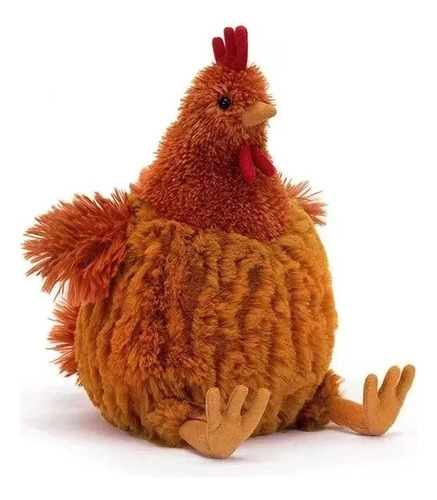 Gallina De Peluche Suave Y Esponjosa Bonita 23 Cm