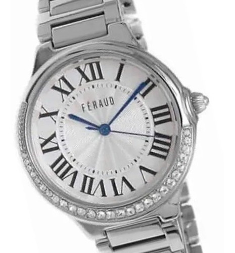 Reloj Feraud París Lf20082lb Ld 100% Acero Strass 30wr Gemma