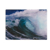Tabla De Cortar De Vidrio Ocean Wave 15.25  X 11.25 