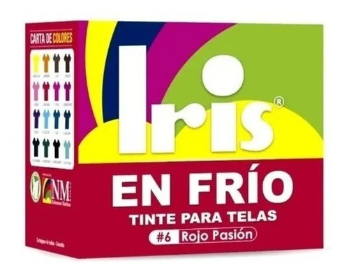 Tinte En Frío Iris Rojo Pasión - Unidad a $21900