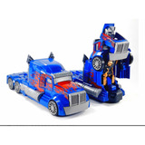 Transformers Auto Robot Camión Movimiento Luz Sonido A Pilas