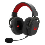 Headset Gamer Redragon Zeus Pro  Wireless 7.1 53mm Preto