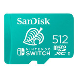 Tarjeta De Memoria Sandisk Micro Sd 512gb Nintendo Switch