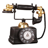 Oautosjy Teléfono Rotatorio Vintage, Teléfono Con Cable Cl