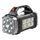 Linterna Led Cob Searchlight Con Luz Recargable Usb